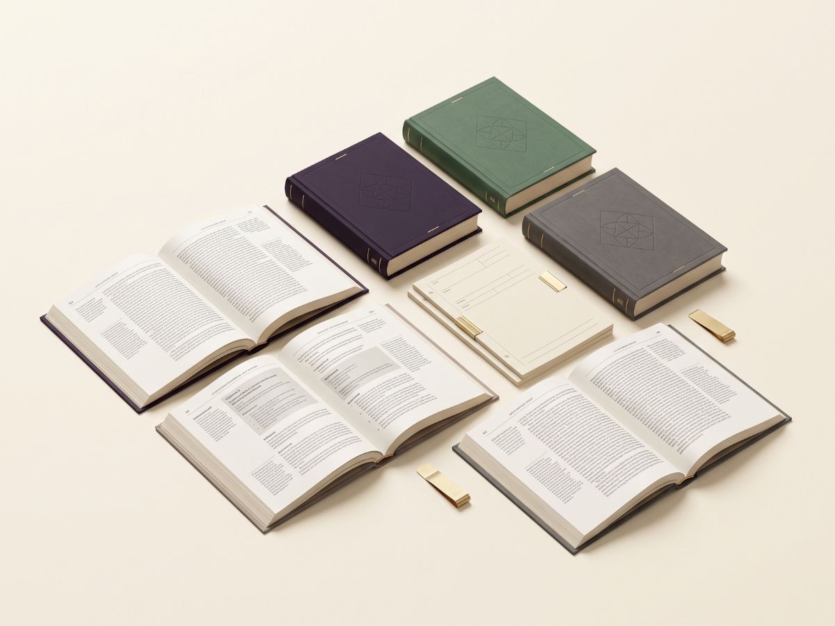 Multilingual books and publishing materials representing translated and specialist publishing workflows